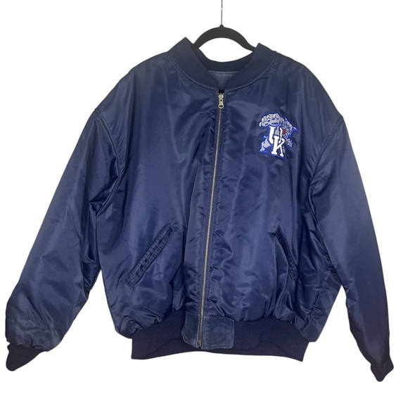 Other - Vintage university of Kentucky UK Wildcats reversible letterman’s jacket size XL